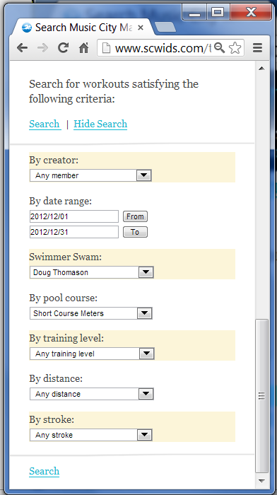 Workout Interval Display (WID)