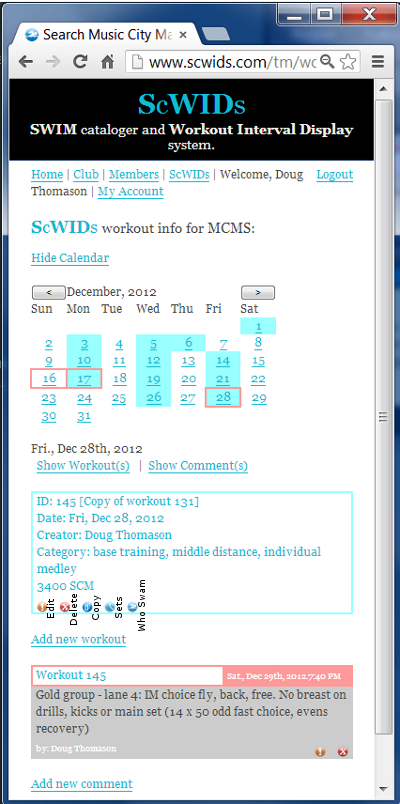 Calendar View